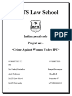 IPC Crime Against Women by Pragati Dewangan