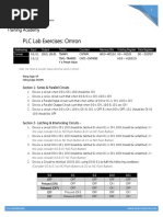 PLC Basic Exercises For Omron