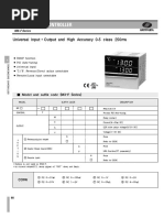 Temperature Controller: Universal Input - Output and High Accuracy 0.5 Class 250ms