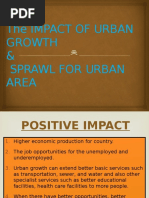 The Impact of Urban Growth