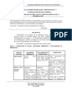 ENSAYO SOBRE TEORÍAS DEL APRENDIZAJE Nº3: Comparación de Teorías