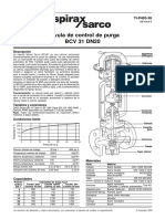 Válvula de Control de Purga BCV31 DN20-Hoja Técnica