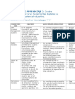 Cuadro Comparativo de Herramientas Digitales