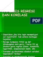 Regresi Dan Korelasi