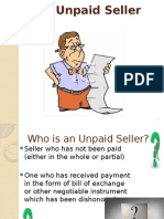 Rights of An Unpaid Seller