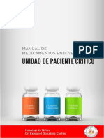 Manual de Medicamentos Endovenosos Unidad de Paciente Critico - Hospital Dr. Exequiel Gonzalez Cortes. 2012 PDF