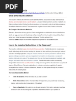 Inductive - Deductive Methods