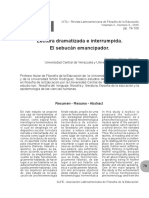 Gregorio Valera-Villegas. Lectura Dramatizada e Interrumpida. El Sebucán Emancipador