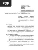 Caso Marcos Mendoza. Alfredo Ramírez Vergaray