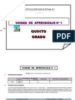  Unidad de Aprendizaje 5 y 6 Grado de Ed Primaria Marzo 2016