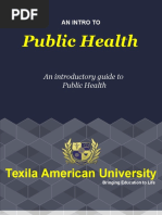 Public Health Certificate Programs