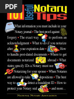 101 Useful Notary Tips