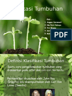 Klasifikasi Tumbuhan PPT Kelompok 7