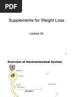 Lecture 24 Weight Loss Supplements