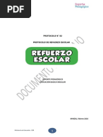 Protocolo Refuerzo Escolar 2016