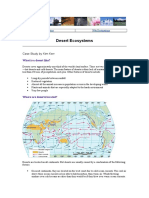 Desert Ecosystems: Case Study by Kim Kerr