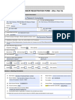 Vendor Form UNHCR