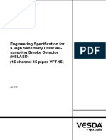 Engineering Specification For A High Sensitivity Laser Air-Sampling Smoke Detector (Hslasd) (15 Channel 15 Pipes VFT-15)