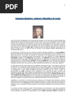 ContContexto Histórico, Cultural y Filosófico de Lockeexto Historico-Cultural y Filosofico de John Locke