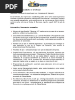 Pasos y Requisitos para La Inscripcion de Empresa en El Salvador PDF