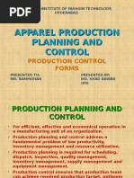 Production Control Forms