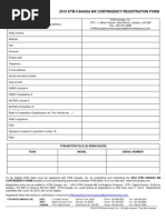 2010 KTM Canada MX Contingency Registration Form: KTM Motorcycle (S) Being Raced Year Model Serial Number