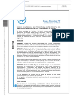 Moción Sobre La Ampliación de Salas de Estudio