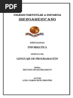 Modulo Programacion PDF