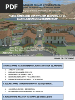 Expo Tesis Club Campestre Con Vivienda Temporal en La Laguna Sausacocha - Huamachuco