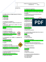 Prueba Conocimientos Seguridad Vial Respuestas