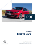 Ficha Técnica PEUGEOT 308