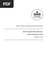 SLE115 Tri 1 2015 Unit Guide