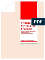 Swaziland Striving For Freedom Vol 21 January To March 2016