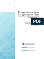 Retos e Innovaciones de La Administración Pública para El Desarrollo Democrático en El Siglo XXI PDF