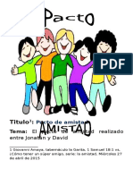 Pacto de Amistad (Jonatán y David)