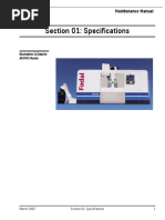 FADAL Specifications