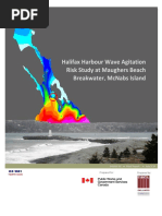 Halifax Harbour Wave Agitation Risk Study at Maughers Beach Breakwater, McNabs Island