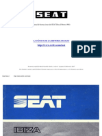 Manual de Instrucciones Del SEAT Ibiza (Febrero 1988) : La Página de La Historia de Seat