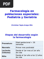 Uso de Fármacos en Pediatría y Geriatría