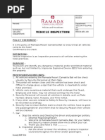 Vehicle Inspection - Sop.9