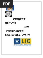 Customer Satisfaction in LIC