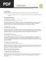 Bissell Resume Online