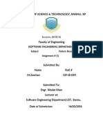 Summary of Pattern Recognition First Chapter