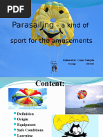 Parasailing - A Kind of Sport