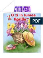 O Zi in Lumea Florilor Proiect