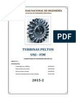 Informe de Turbina Pelton