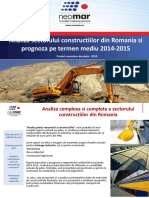 Analiza Pietei Romanesti A Constructiilor 2014 2015