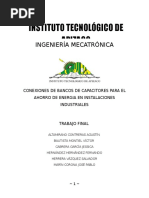 Conexión Del Banco de Capacitores para El Ahorro de Enrgia en Instalaciones Industriales