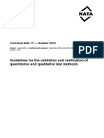 Technical Note 17 - Guidelines For The Validation and Verification of Quantitative and Qualitative Test Methods PDF