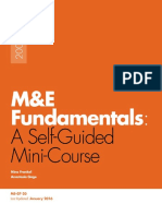 M&E Fundamentals - A Self-Guided Mini-Course